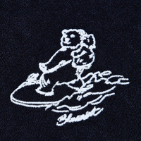 YAM EMBROIDERED SURF BEAR